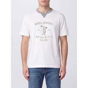 Brunello Cucinelli Men Brunello Cucinelli Printed Short-Sleeved Cotton T-Shirt